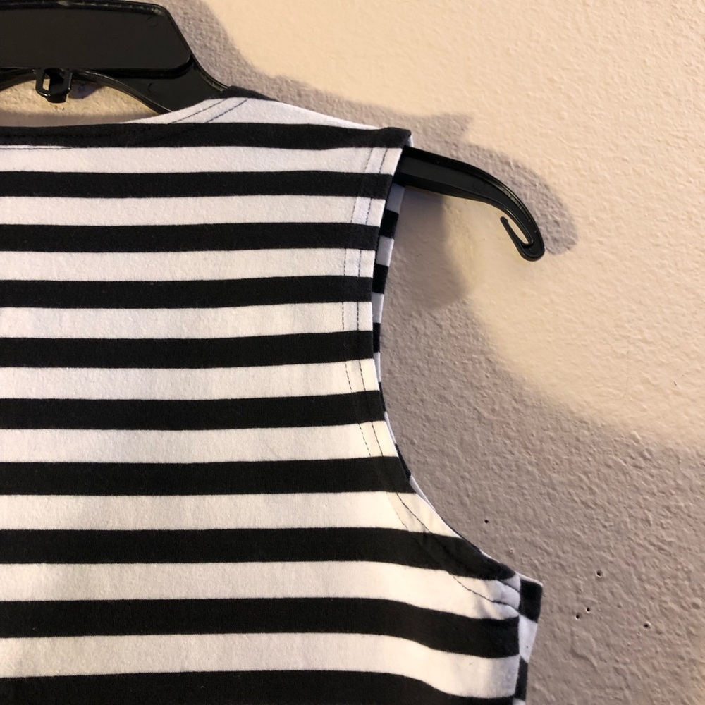 DONATED Nooshin Sleeveless Striped Tank Top - Picture 7 of 10